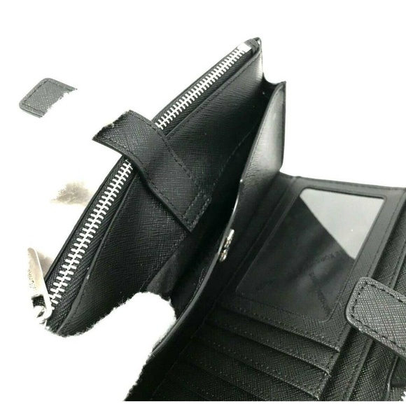 Michael Kors MK Jet Set Travel Double Zip Wallet - Picture 7 of 8